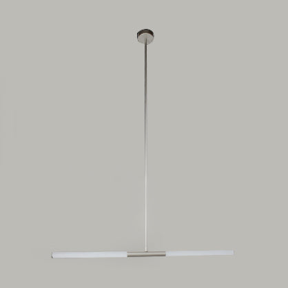 Lampadario tubolare acrilico moderno moderno 2/4/6 luci in bianco/nero/oro a soffitto in luce calda/bianca