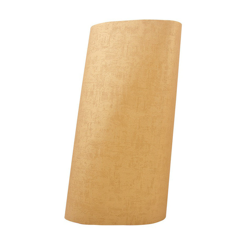 Gold Solid Wallpaper Roll Minimalist Moisture Resistant Wall Decor for Dining Room