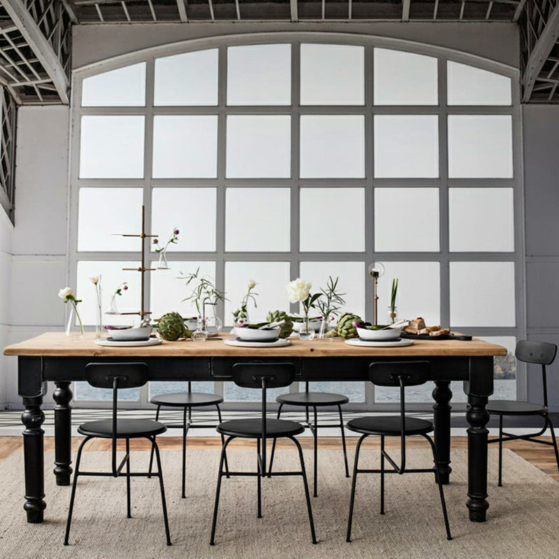 White Grid Window Murals Construction Modernist Moisture Resistant Wall Art for Home Decor