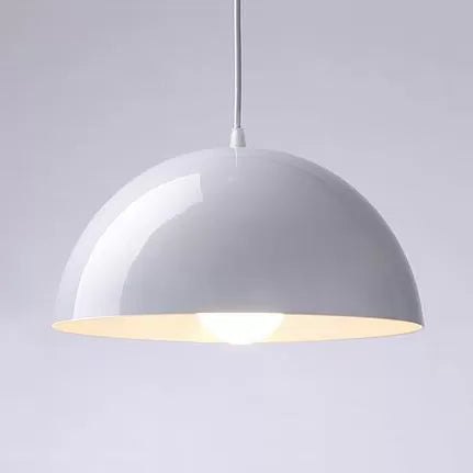 Cudo nero/bianco/rosso appeso Aprisce Alluminio Nordico 1 Luce Light Suspension per sala da pranzo, largo 12 "/14"/16 "