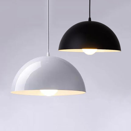 Cudo nero/bianco/rosso appeso Aprisce Alluminio Nordico 1 Luce Light Suspension per sala da pranzo, largo 12 "/14"/16 "