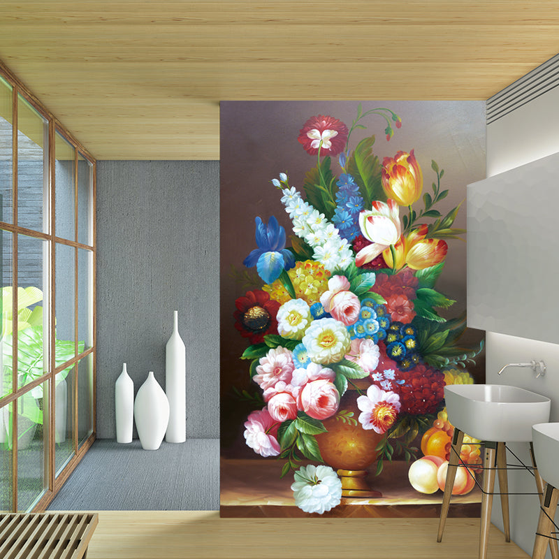 Still Life Flower Painting Murals Contemporary Waterproof Living Room Wall Decor, Size Optional
