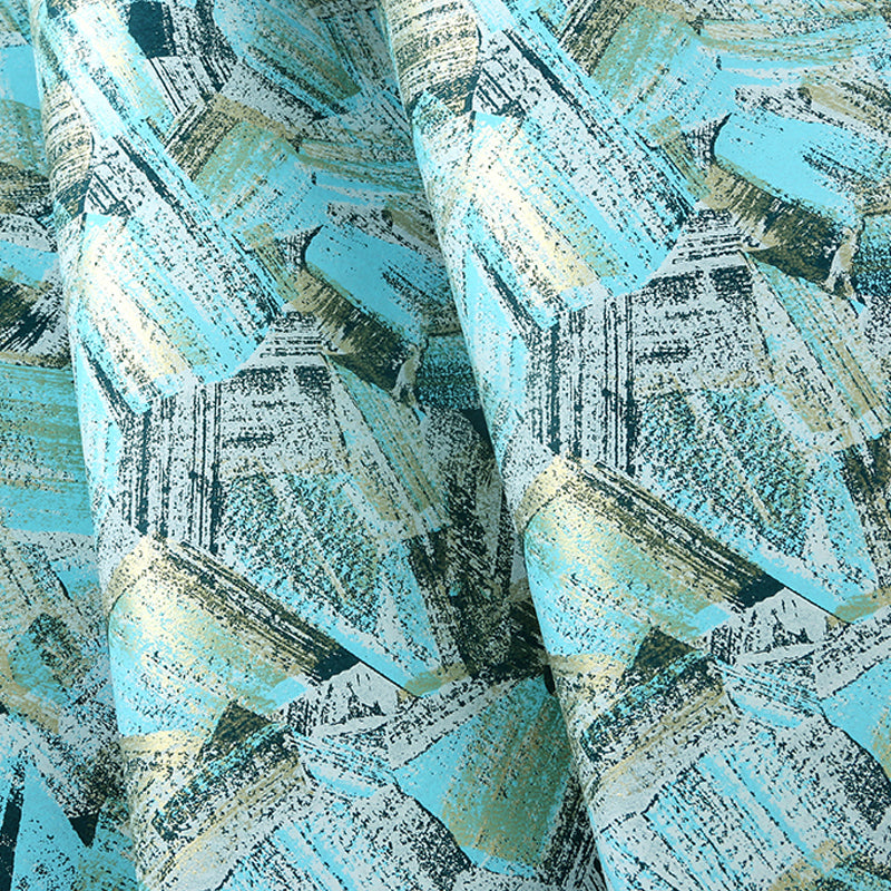 Contemporary Money Pile Print Wallpaper Multicolored Abstract Painting Wall Decor