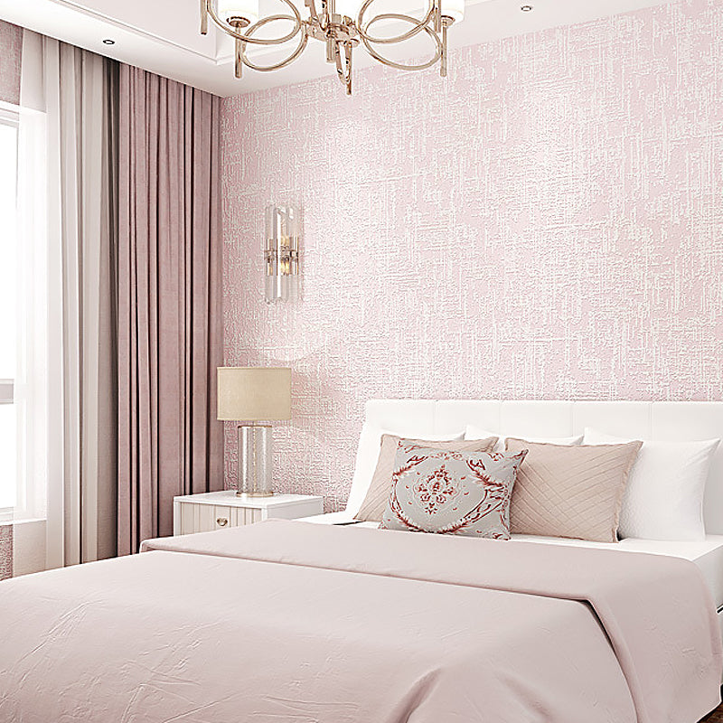 Self-Stick Solid Wallpaper Simplicity Textured Wall Decor with Removable Design, 17.1-sq ft