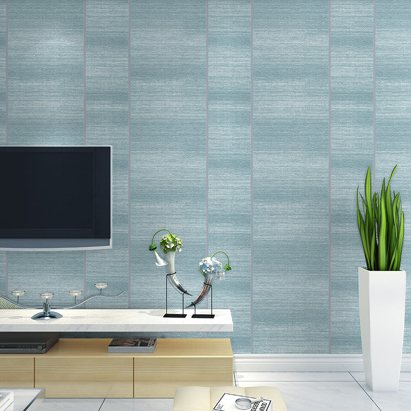 Flock Fabric Wall Covering Ombre Geometric Texture Wallpaper for Bedroom Decoration