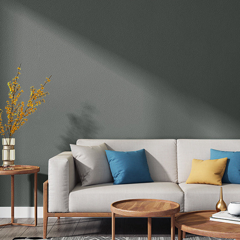 Plain 54.2-sq ft Wall Covering Dark Color Textured Moisture-Resistant Wallpaper Roll