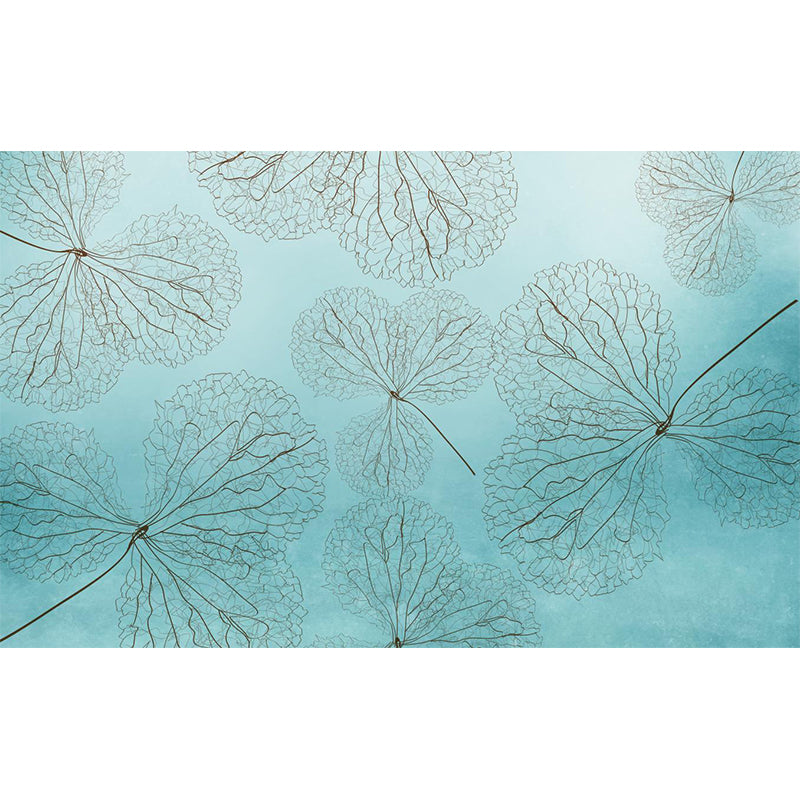 Non-Woven Fabric Waterproof Murals Wallpaper Modern Style Leaves Vine Wall Covering