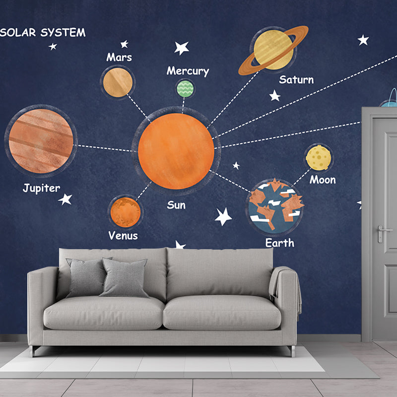 Cool Outer Space Murals Wallpaper for Boys Bedroom Stars Wall Art, Made to Measure