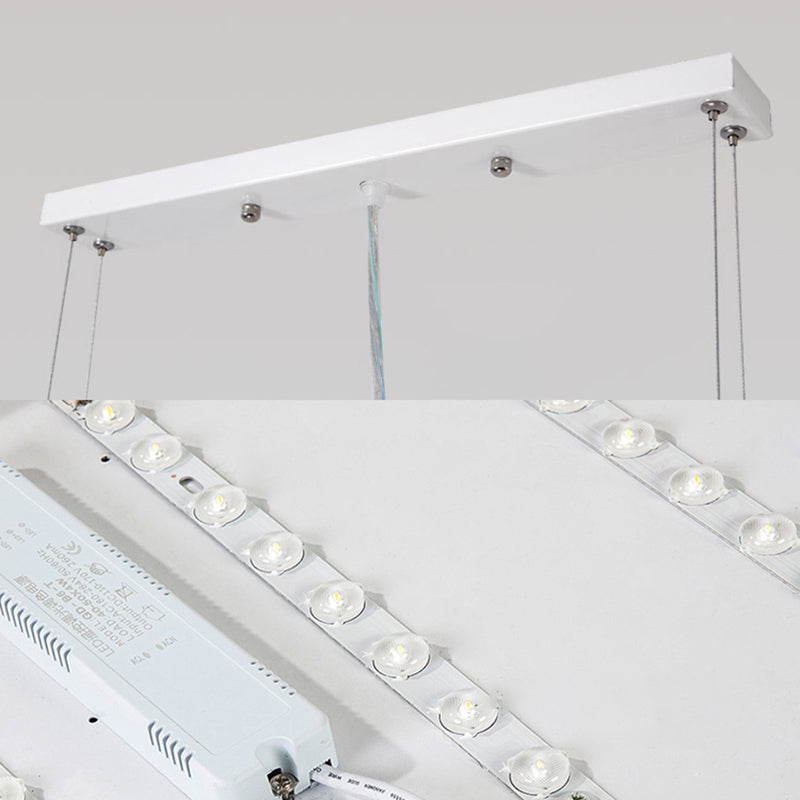 23.5 "/31.5" /35.5 "de ancho lineal de techo lineal de ancho LED moderno Luce colgante de luz en luz cálida/blanca/natural