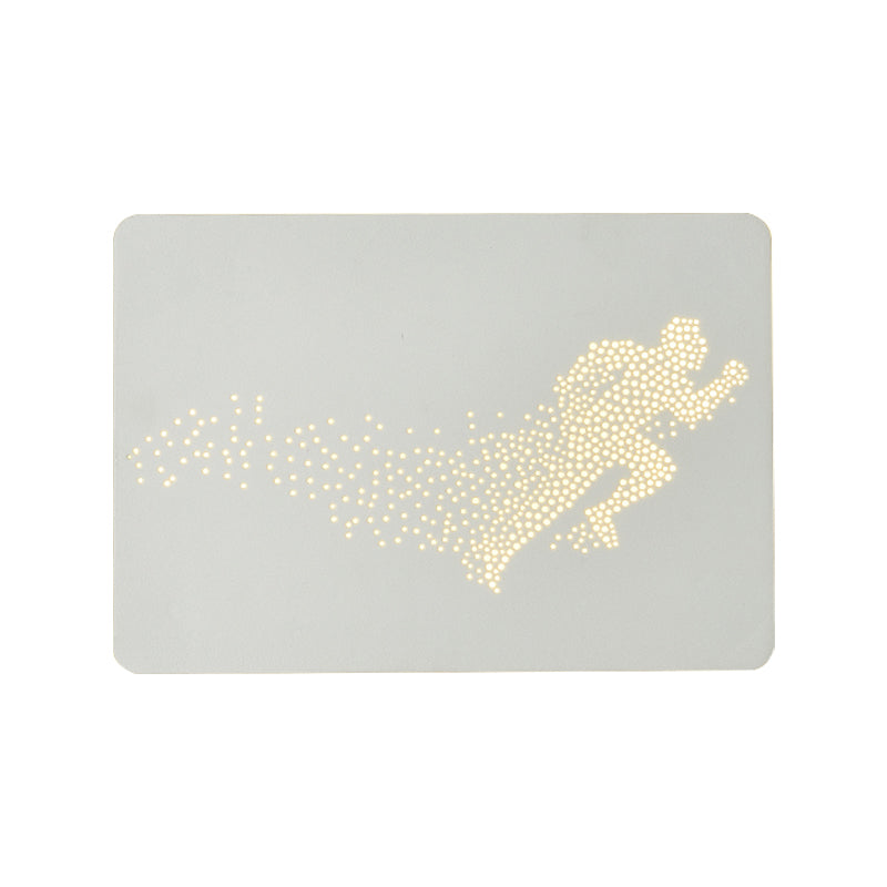 Idée d'éclairage mural blanc / noir blanc