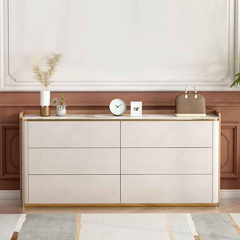 Stone Storage Chest Classic Glam 11.7 Inch Width Storage Chest Dresser