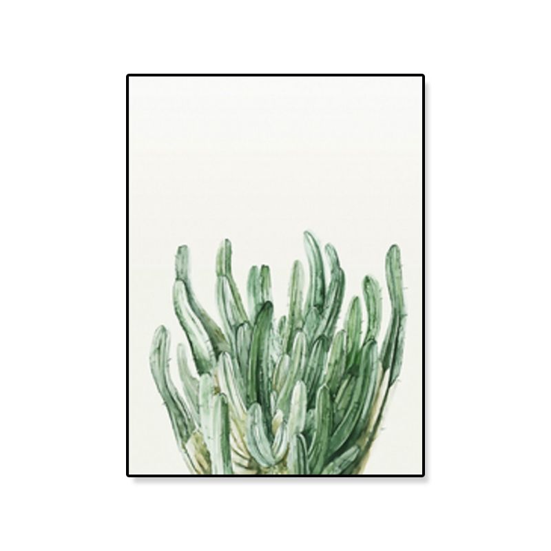 Minimalistische Botanics canvas print zachte kleur getextureerde muurkunst voor keuken, meerdere maten