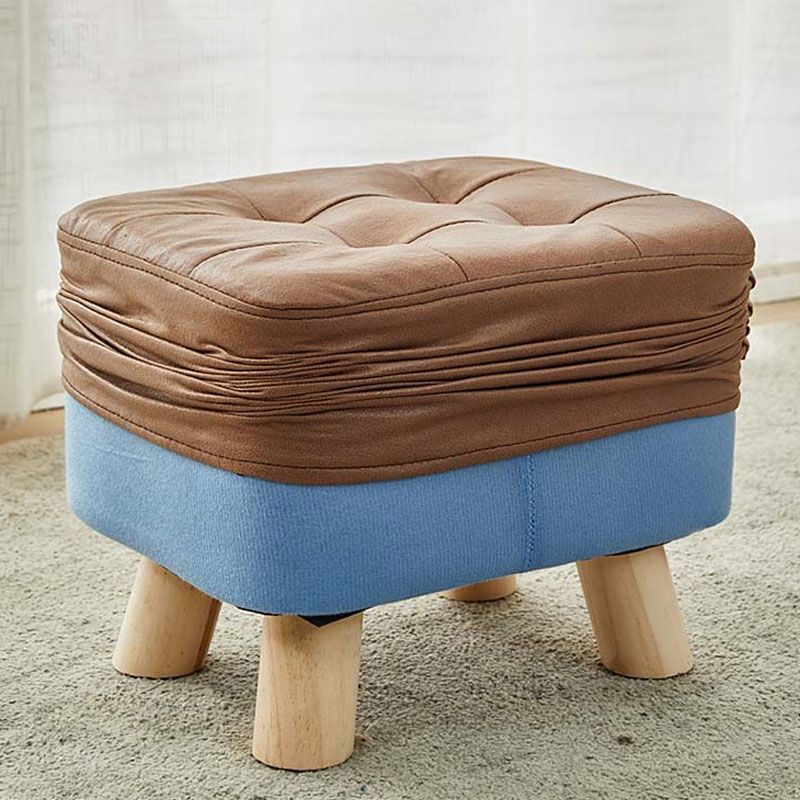 Modern Rectangle Standard Scratch Resistant Pure Color Standard for Living Room