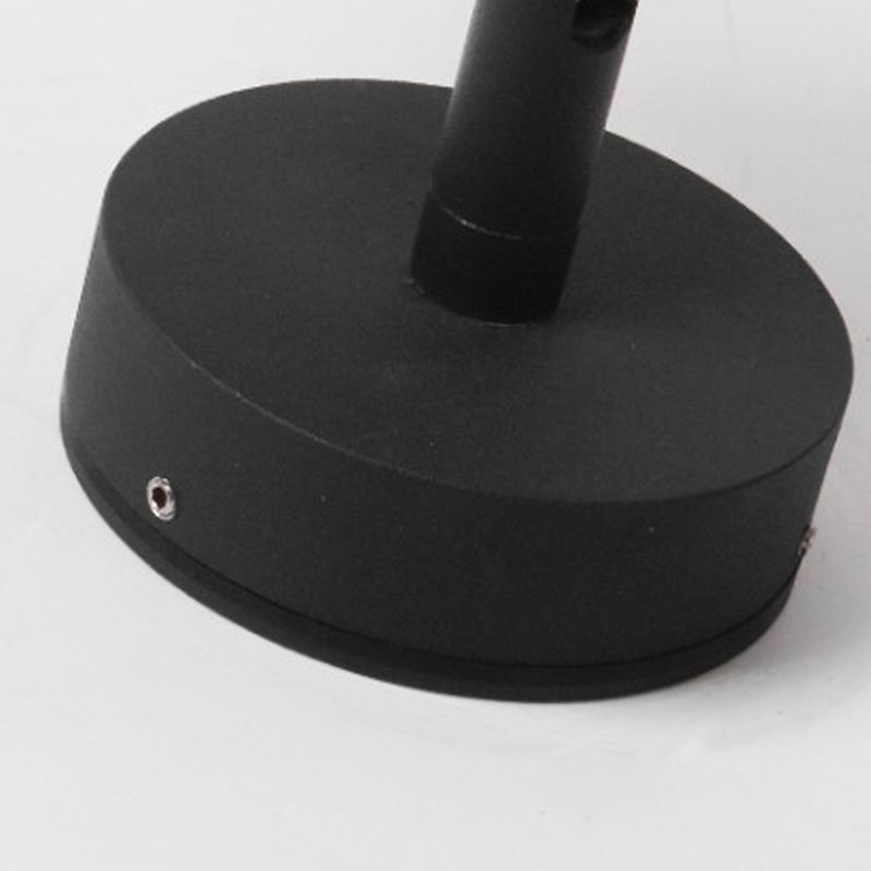 Adjustable 1 - Light Wall Mount Light Modern Wall Reading Spotlight in Dark Black