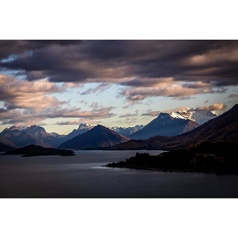 Mountain Wall Mural Horizontal Photography Eco-friendly Wall Covering for Wall Decor