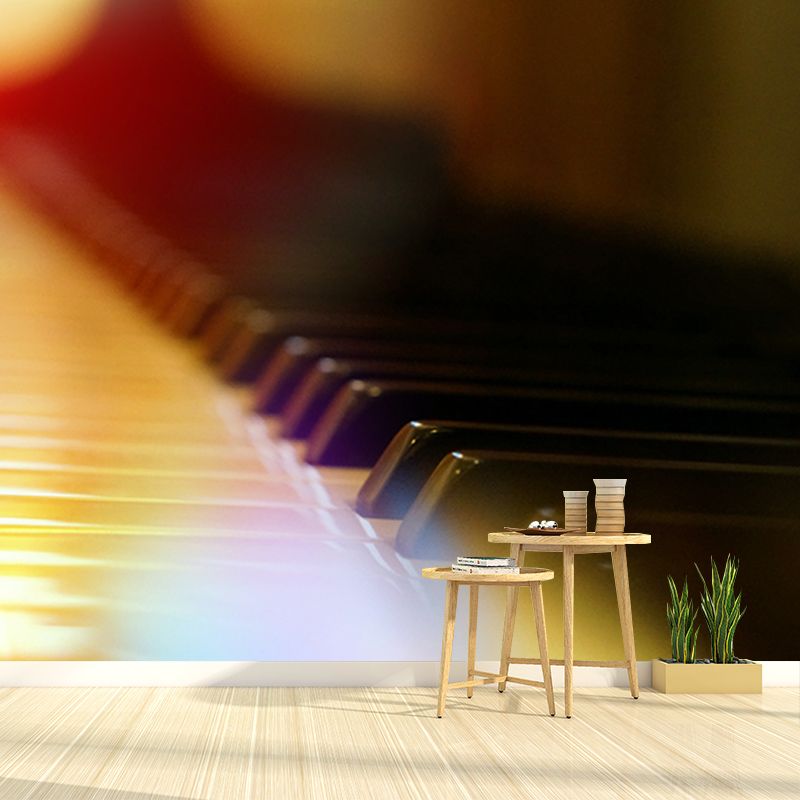 Musical Instruments Stain Resistant Wall Mural Washable Wallpaper Sitting Room Wall Mural
