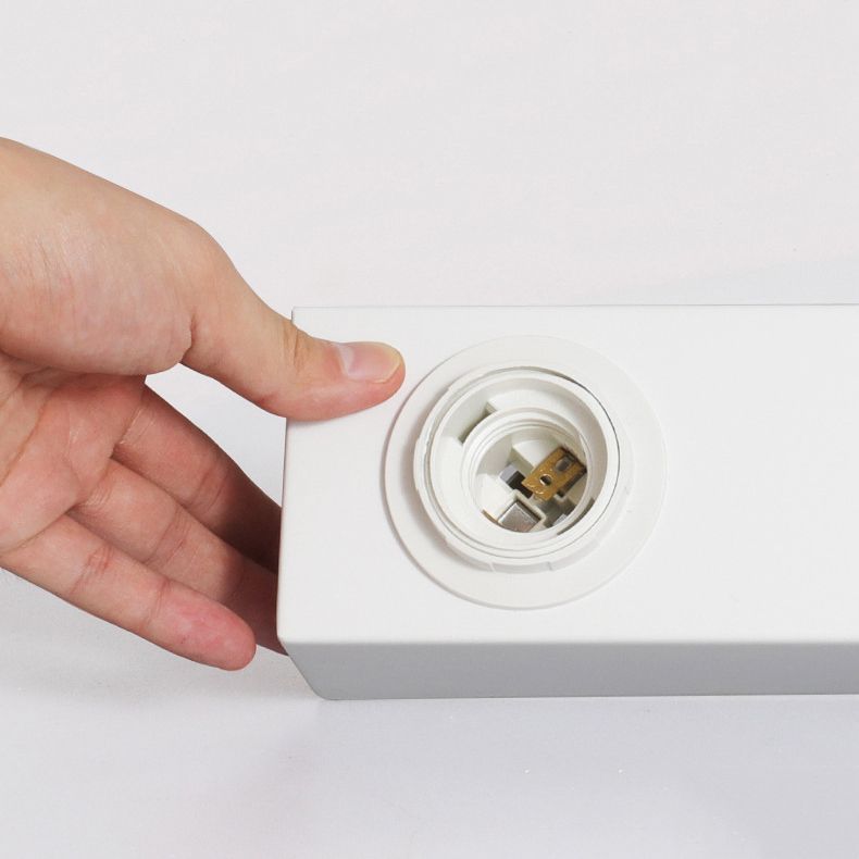 Metal Geometric Bath Light Contemporary Style Multi Lights Vanity Light Fixture