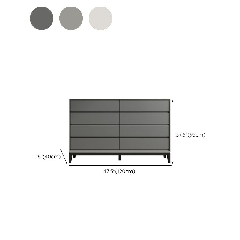 Contemporary Accent Chest with Drawers and Straight Legs Rectangle Chest