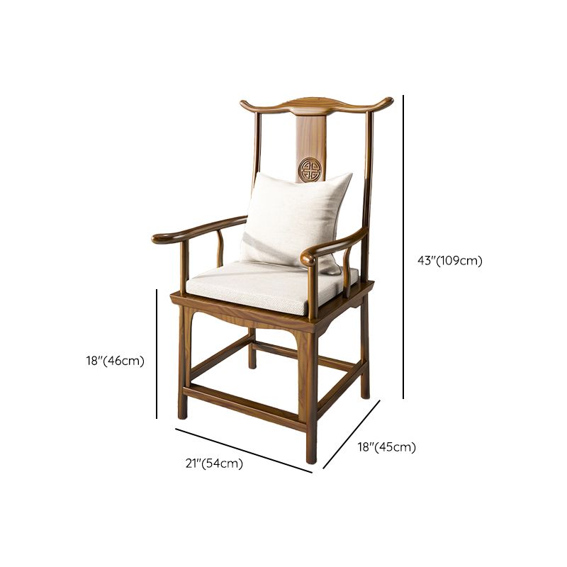 Contemporary Style Chair Wood Dining Accent Chair for Kitchen