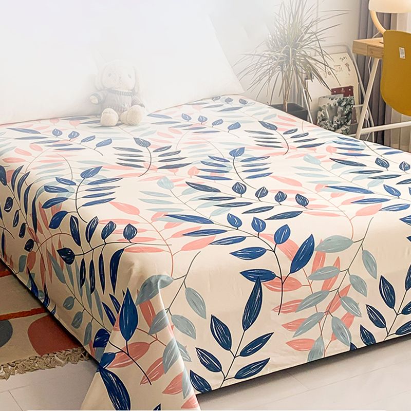 Sheet Sets Cotton Floral Printed Ultra Soft Wrinkle Resistant Breathable Bed Sheet Set