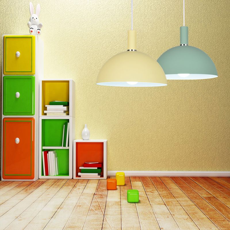 Colorful Hanging Light Nordic Style Pendent Lighting Fixture for Sitting Room