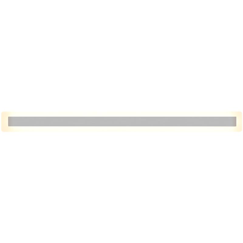 2-Light Rectangle Vanity Wall Lights Modern Style Metal Vanity Lights