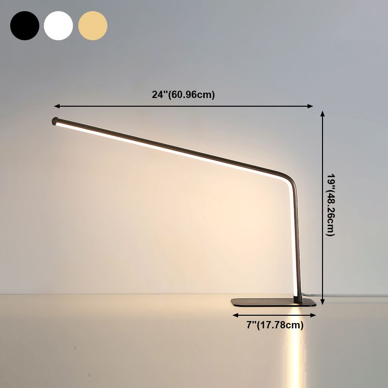 Lampada da tavolo a led in stile nordico Lampada da scrivania in stile moderno per la camera da letto di studio