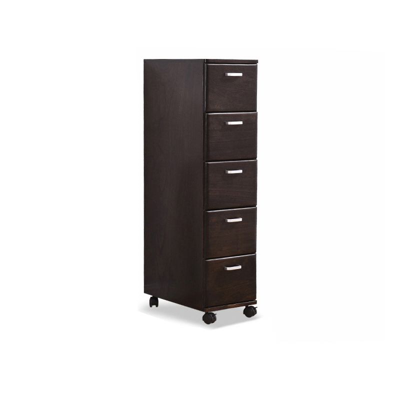 23.62" Wide Accent Chest with Drawers Water Resistant Chest with Wheels