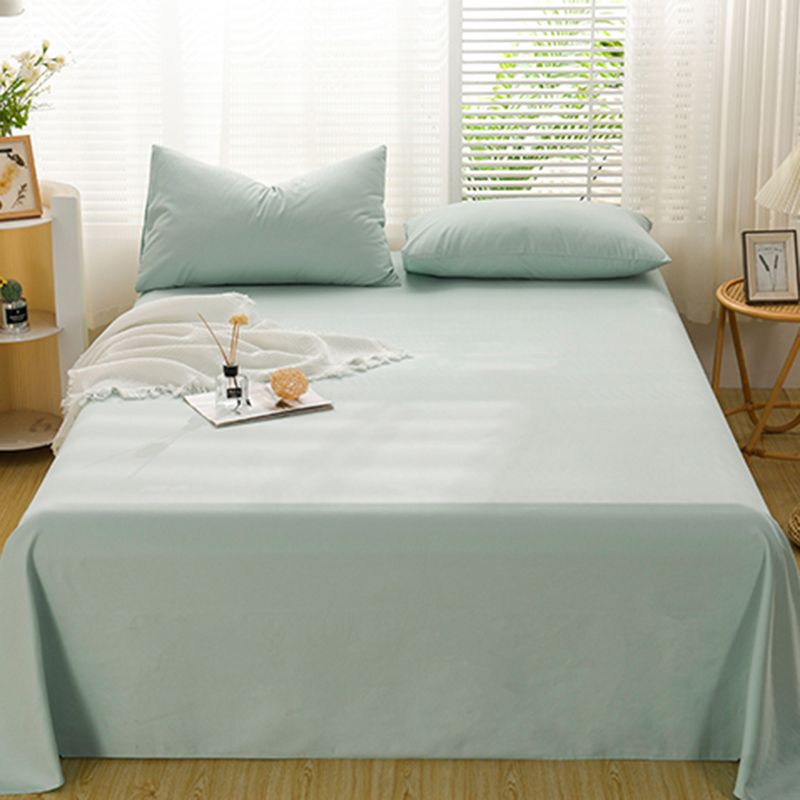 Cotton Bed Sheet Set Solid Color Modern Fitted Sheet for Bedroom