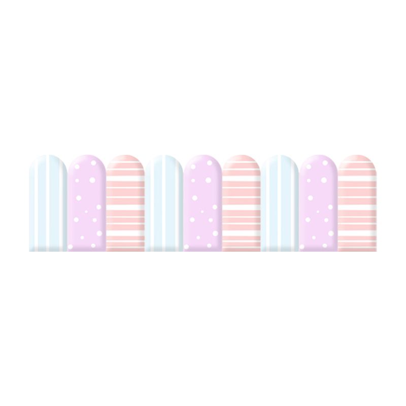Pink Tone Upholstered Wall Panel Soundproof Self-Adhesive Wall Tile for Children Room