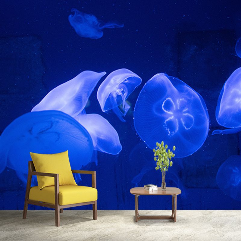 Tropical Seabed Stain-Resistant Mural Contemporary Wall Art for Sleeping Room