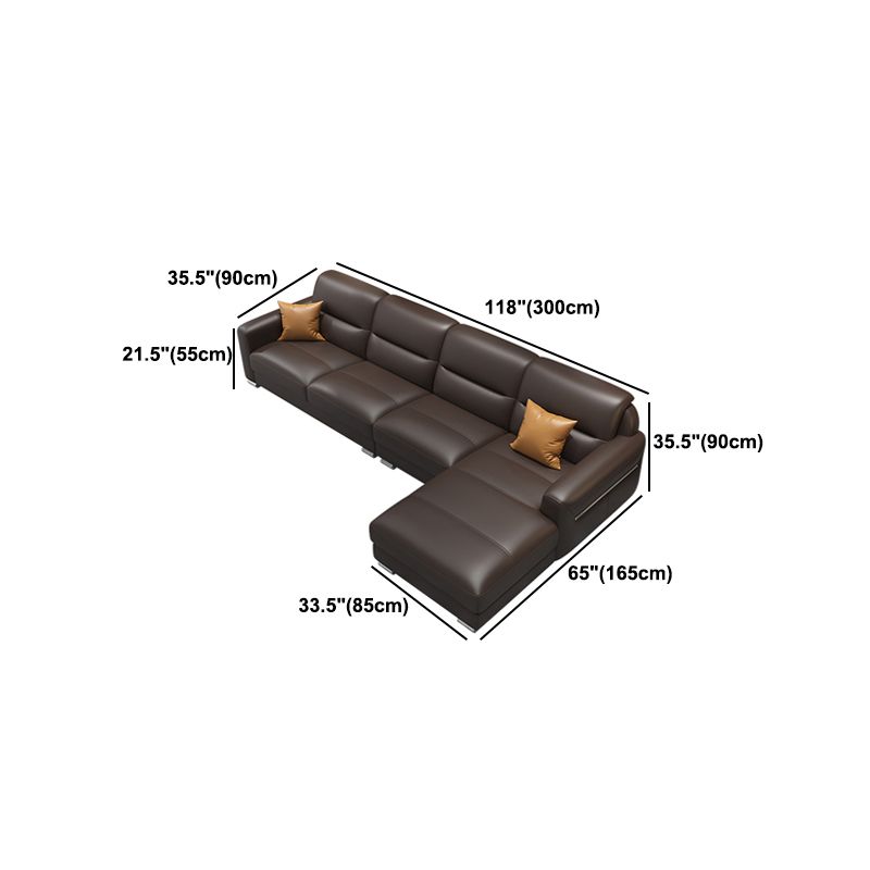 Genuine Leather Sectional/Sofa Modern Sectional for Living Room