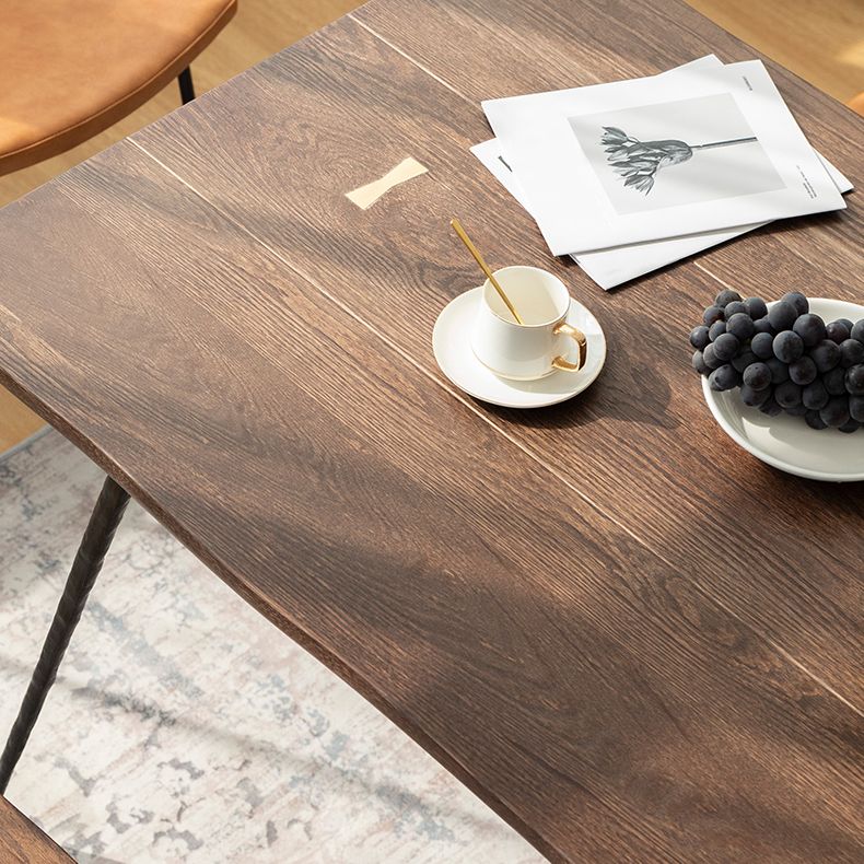 Muebles para el hogar de 4 pies de rectángulo de 4 pies Mesa de comedor de madera maciza para el hogar