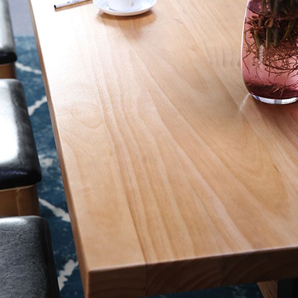 Modern 1/2/3/7 Pieces Dining Set Solid Wood Trestle Indoor Dinette Set