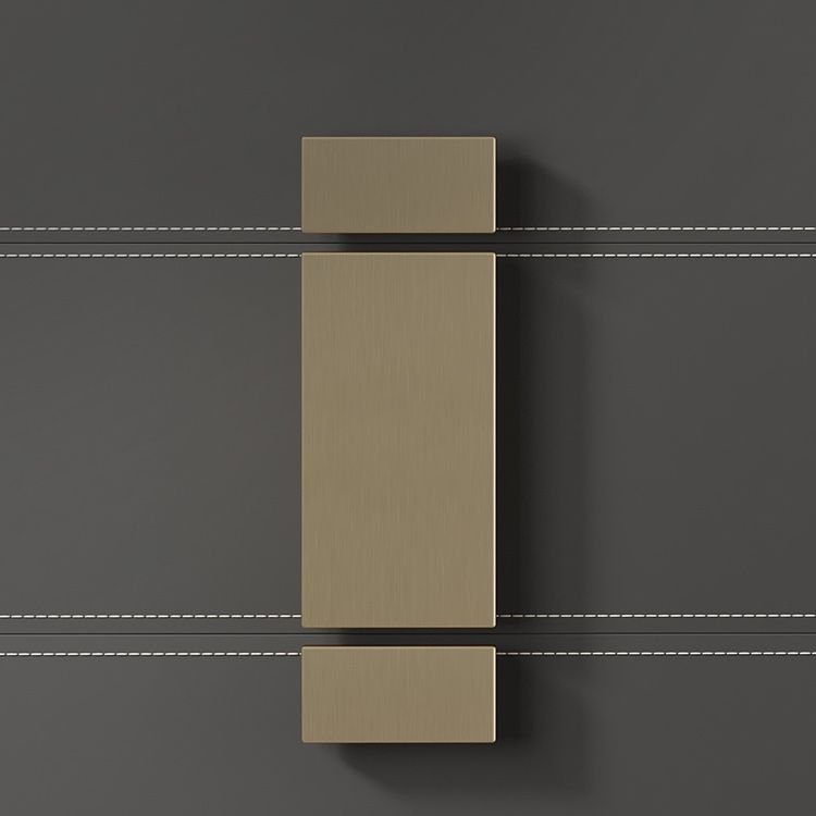 Classic Glam Storage Chest Stone Dresser with 3 Drawers , 15.6 Inch Width