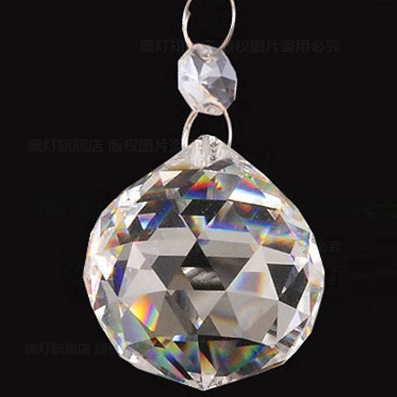 Candle Crystal Orb Chandelier Light Traditional 6 Heads Dining Room Hanging Ceiling Light in Gold