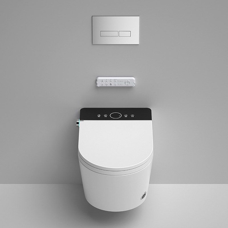 Modern Heated Seat Toilet ABS Wall Mount Flush Toilet for Home Use
