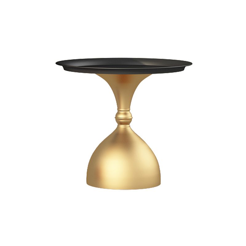 Mid-Century Modern Iron Coffee Cocktail Table Pedestal Cocktail Table for Living Room