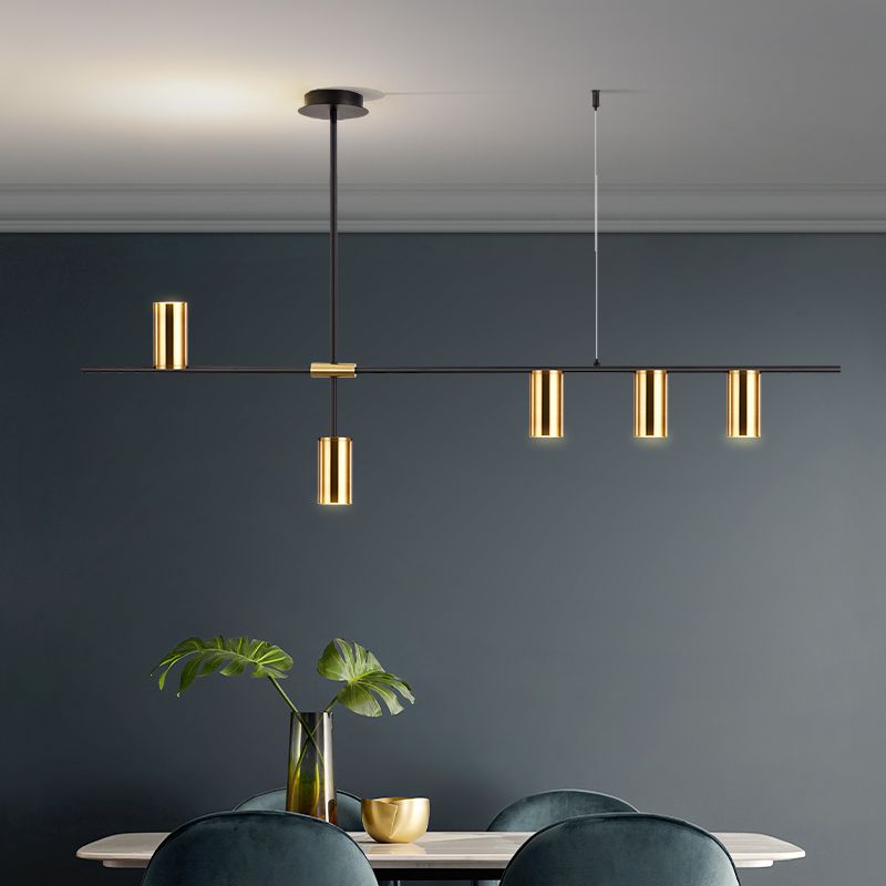 Moderner Stilzylinder hängende Anhänger Lichter Metall Anhänger Beleuchtungskörper