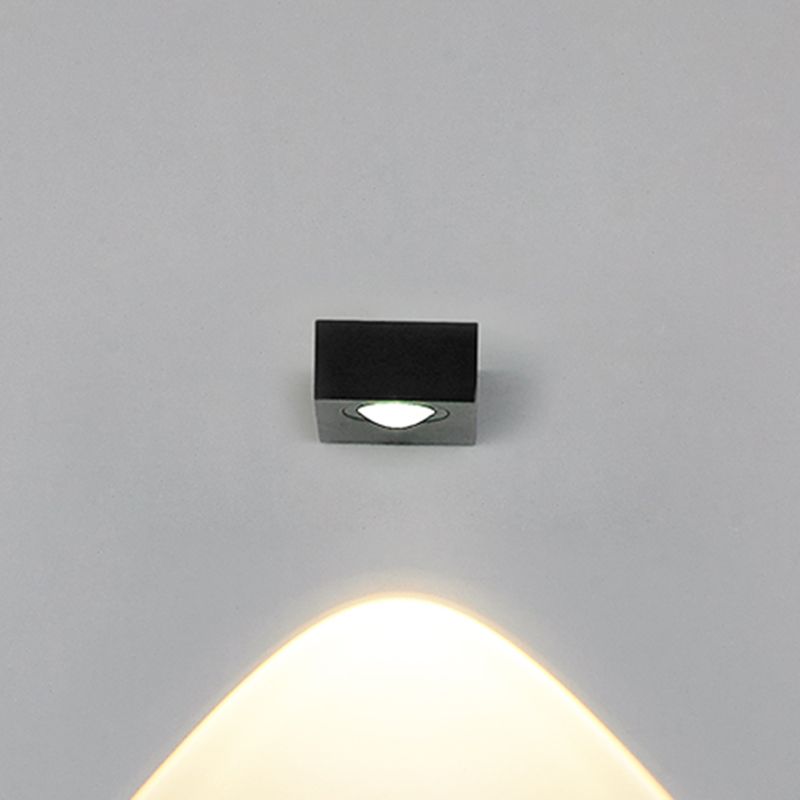 Square Shape Metal Wall Light Modern Style Multi Lights Wall Mount Light Fixture