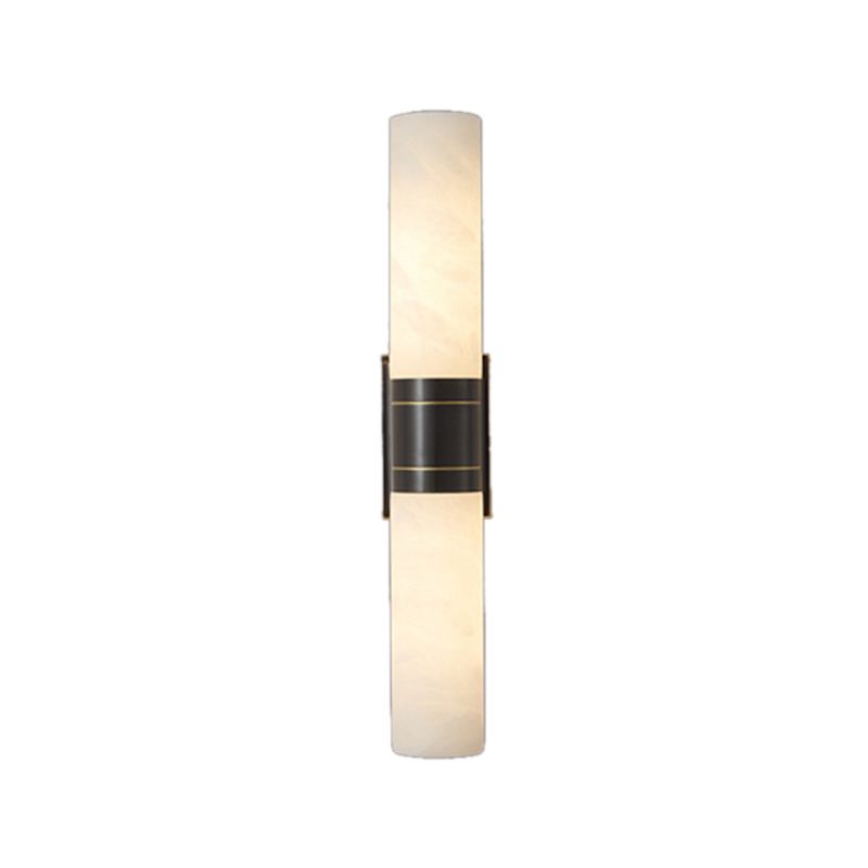 Cylinder Shape Metal Wall Sconces Modern 2-Lights Wall Mount Light Fixture