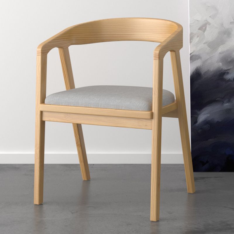 Industrial 1/4/5 Pieces Furniture Rectangle Solid Wood Dining Chairs Set in Brown