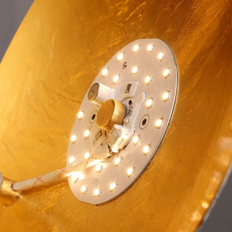 Modern Minimalist Style Circular Wall Sconce Lighting Metal Wall Mount Light for Bedroom