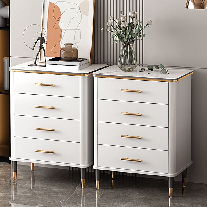 Contemporary Storage Chest Manufactured Wood Dresser with 3/4/5 Drawers