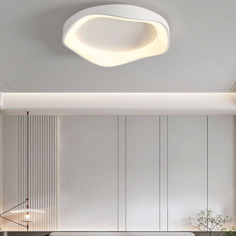 LED Modern Metal Flush Mount Linear Shape Ceiling Light with Acrylic Shade for Passage