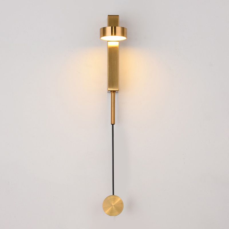 Runder Schatten 1-Licht-Metallwandbeleuchtung moderner Wandmontagebeleuchtung