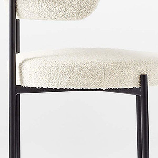 Open Back Dining Chair Designer Style Home Velvet Side Chair