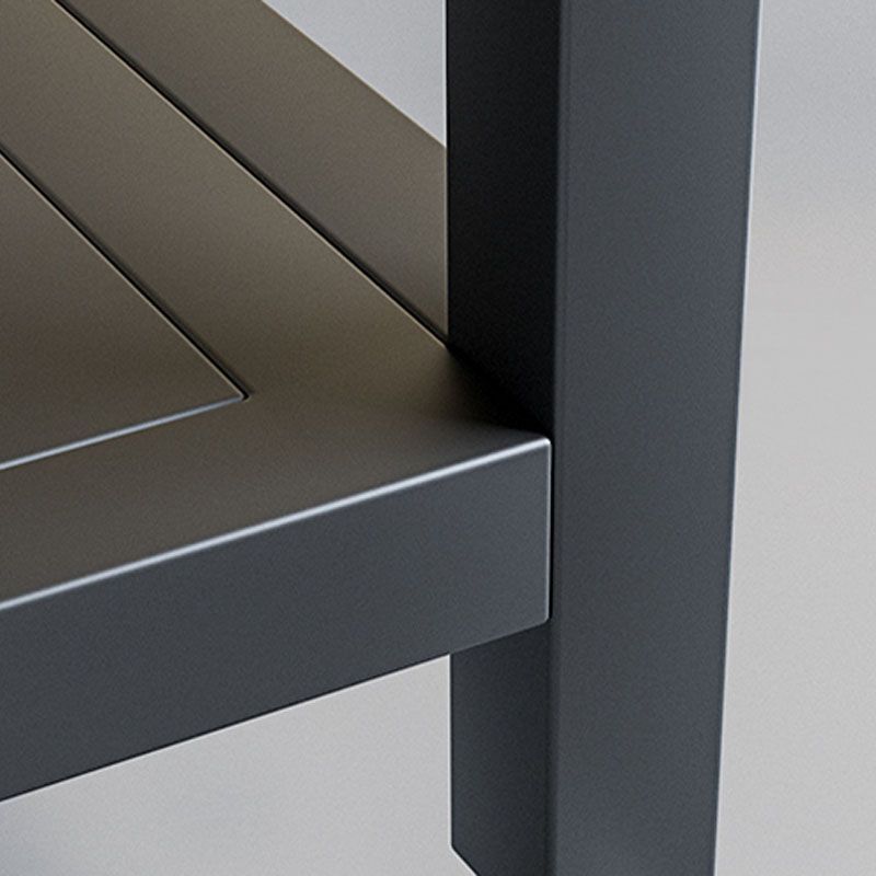 Contemporary Metal Book Shelf Open Home Shelf Bookcase with Shelves