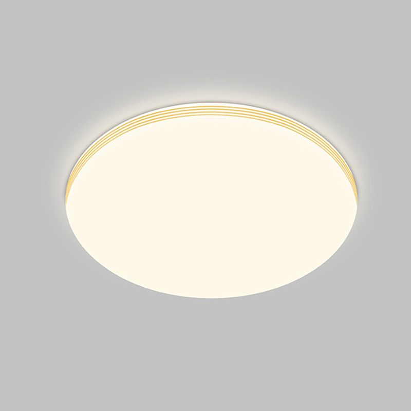 Lámpara de techo LED con forma geométrica, acrílico moderno, 1 luz, montaje empotrado para sala de estar