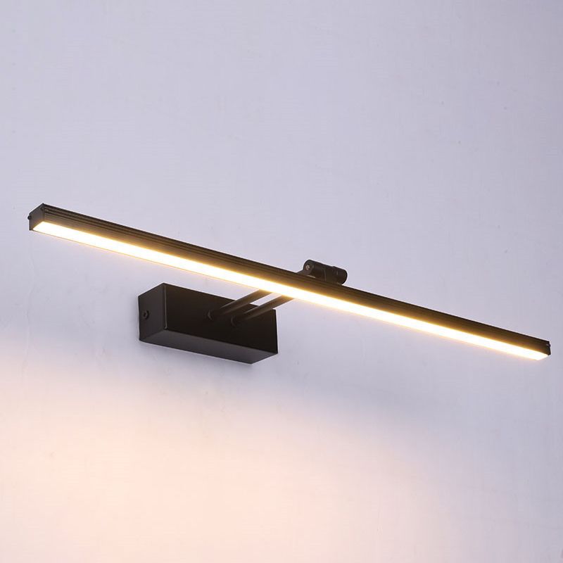Linear Vanity Light Modern Minimalist Style Metal Single Vanity Light